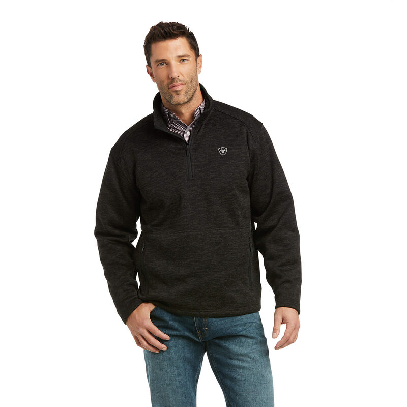 Chaqueta Ariat Caldwell 1/4 Zip Negras Hombre - Chile 097-IKHDPJ